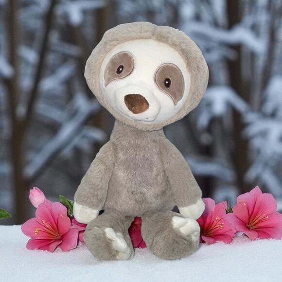 Baby Gund Plush Sloth Toothpick Stuffed Animal Stitched Eyes Nursery Shower 12” - Picture 1 of 11